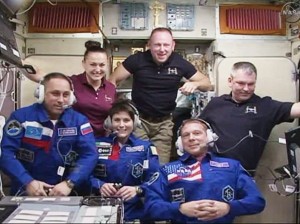 Anton und co in der iss NASA TV