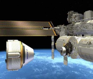 CST 100 Boeing bem. Raumschiff