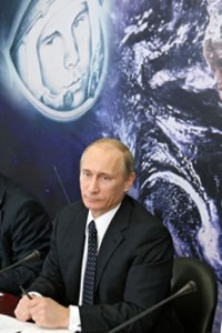 Putin und Gagarin Quelle Website der Regierung
